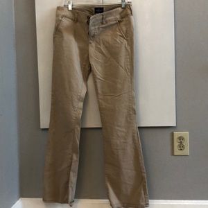 American Eagle Artist stretch Khaki flair 4 long